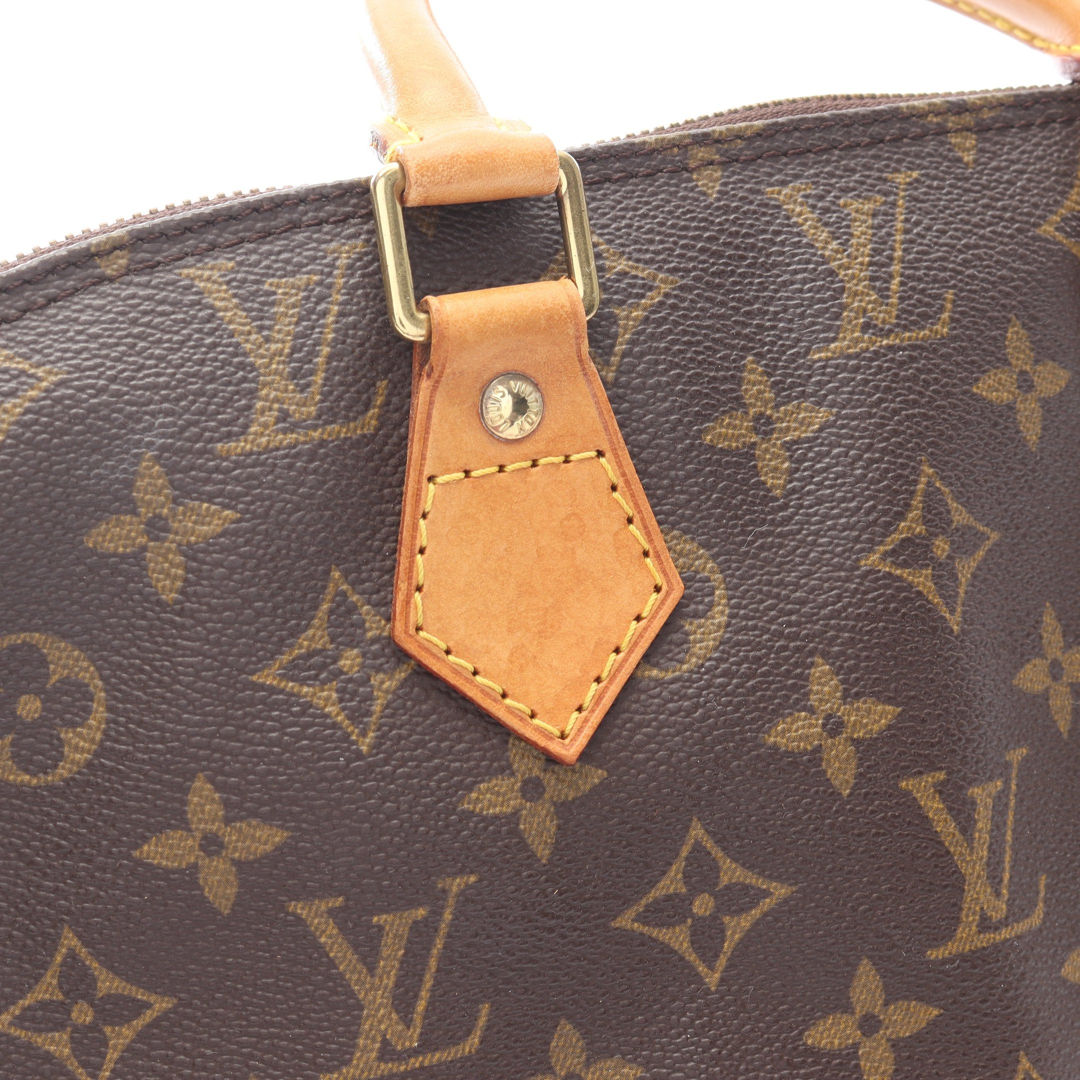 アルマPM モノグラム ハンドバッグ PVC レザー ブラウン ルイヴィトン