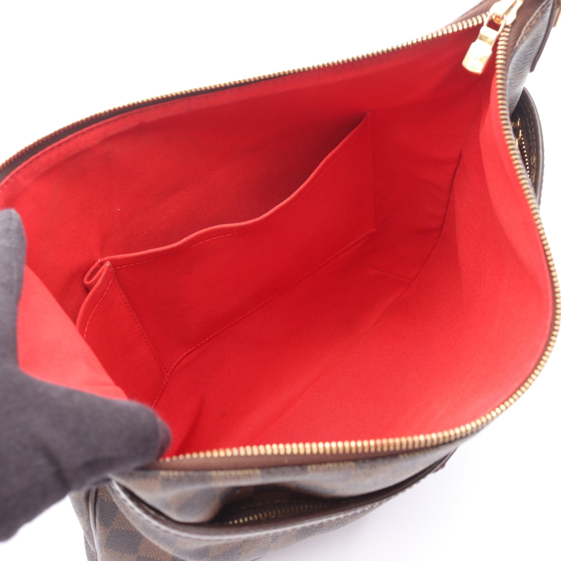 ブルームズベリGM ダミエエベヌ ショルダーバッグ PVC レザー ブラウン ルイヴィトン バッグ LOUIS VUITTON