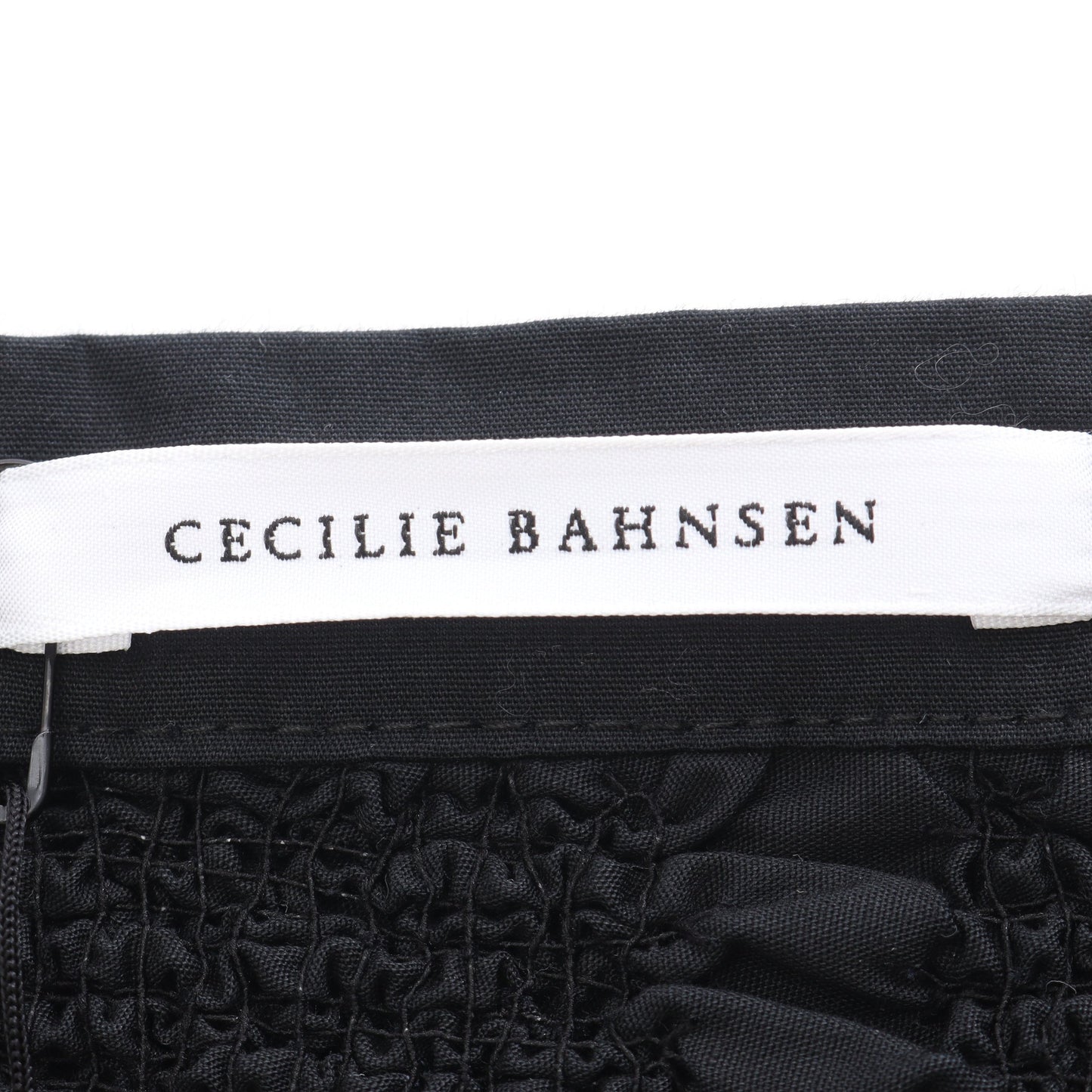 マーメイド スカート ギャザー コットン ブラック セシリーバンセン ボトムス CecilieBahnsen