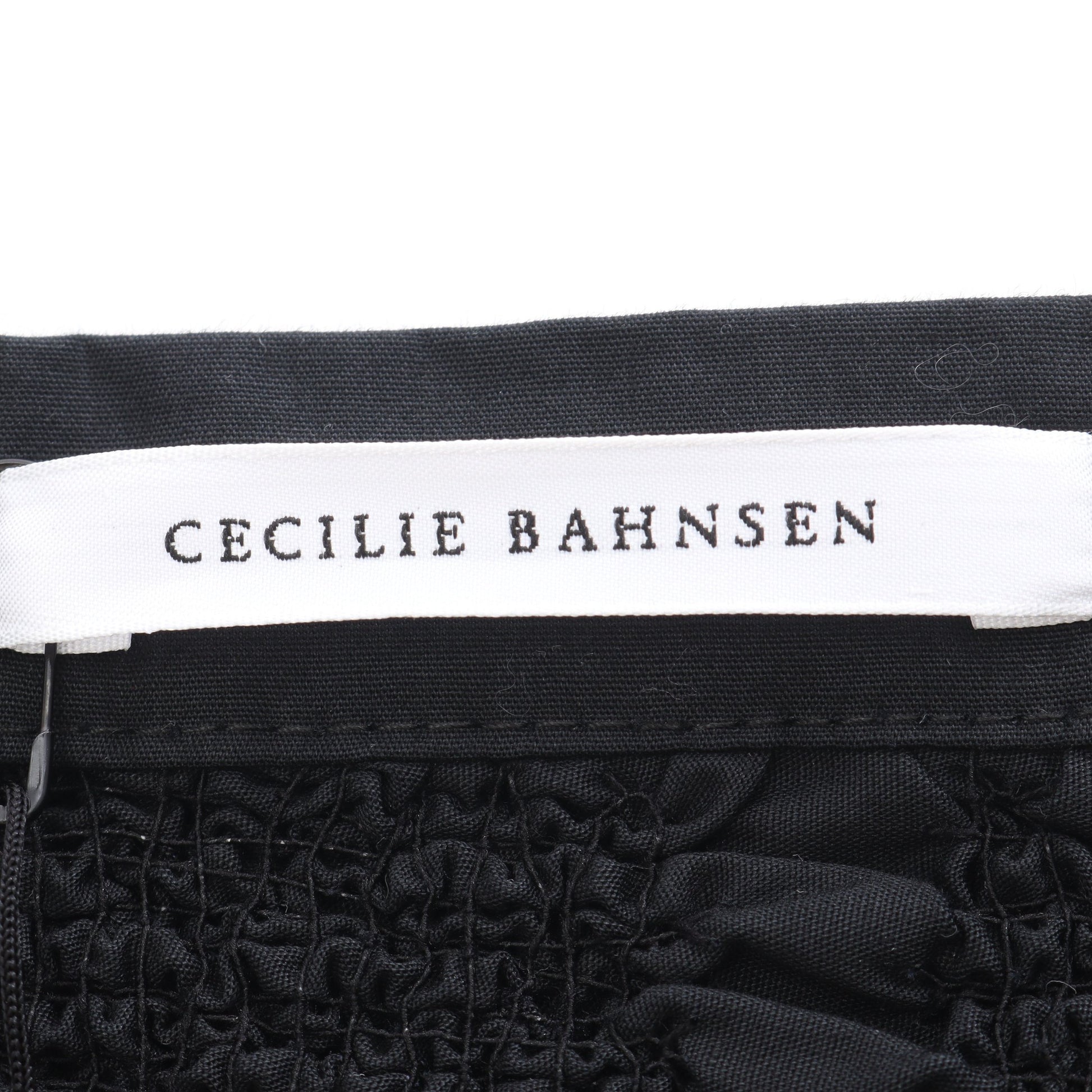 マーメイド スカート ギャザー コットン ブラック セシリーバンセン ボトムス CecilieBahnsen