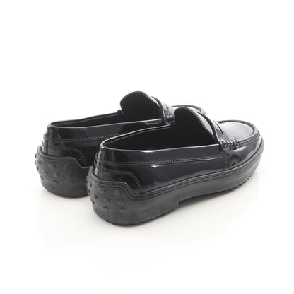 ドライビングシューズ エナメルレザー ブラック トッズ シューズ TOD'S