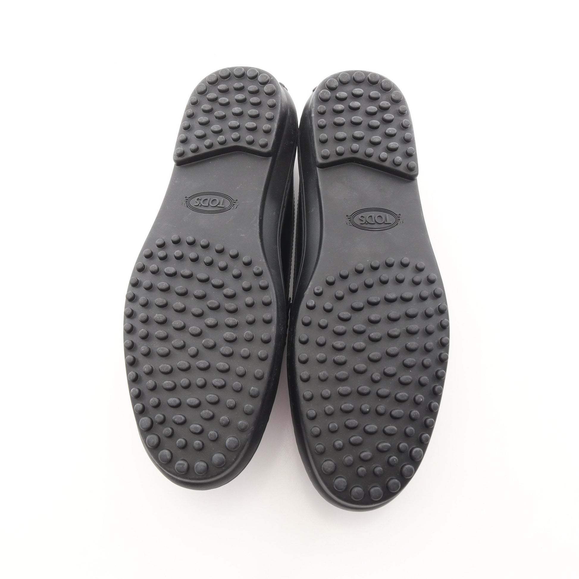 ドライビングシューズ エナメルレザー ブラック トッズ シューズ TOD'S