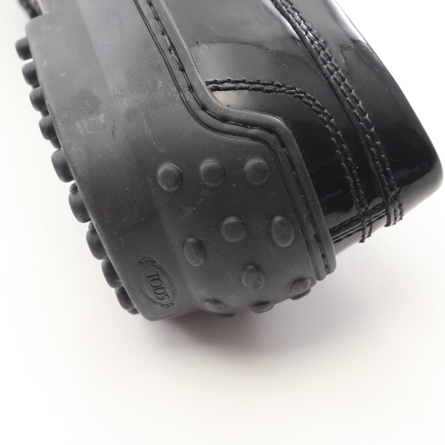 ドライビングシューズ エナメルレザー ブラック トッズ シューズ TOD'S
