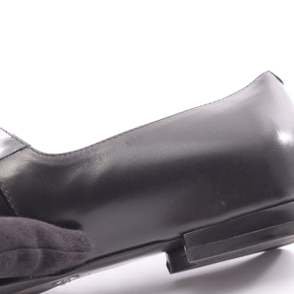 ストラップパンプス フラットシューズ レザー ブラック トッズ シューズ TOD'S