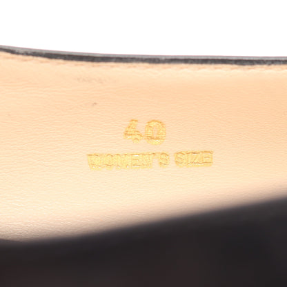ストラップパンプス フラットシューズ レザー ブラック トッズ シューズ TOD'S