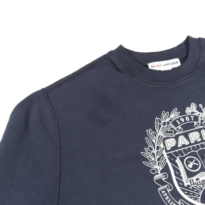 MARC JACOBS × A.P.C. The Mens Paris Crewneck スウェットシャツ コットン ネイビー マークジェイコブス トップス MARC JACOBS