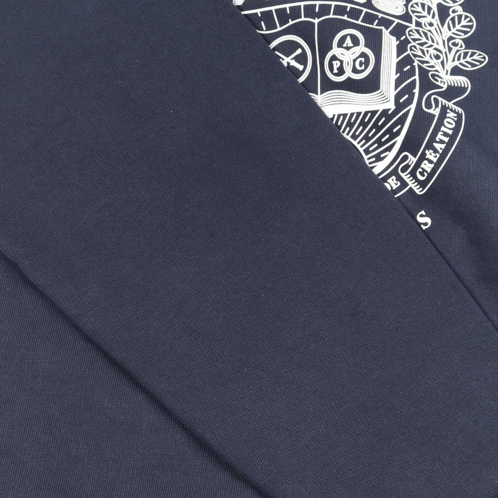 MARC JACOBS × A.P.C. The Mens Paris Crewneck スウェットシャツ コットン ネイビー マークジェイコブス トップス MARC JACOBS