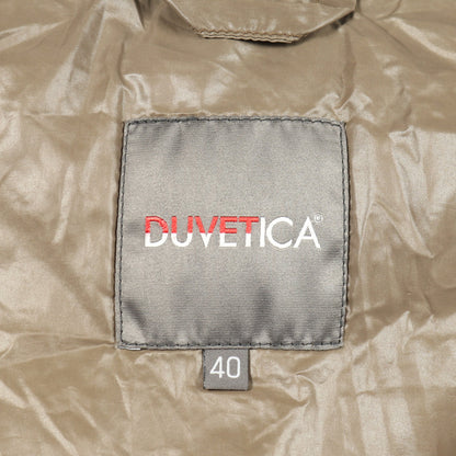 KAPPA ダウンコート ナイロン ブラック フード付き デュベティカ アウター DUVETICA