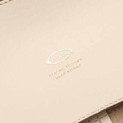 ショッピング バッグ ミディアム ショルダーバッグ トートバッグ レザー ライトグレー トッズ バッグ TOD'S