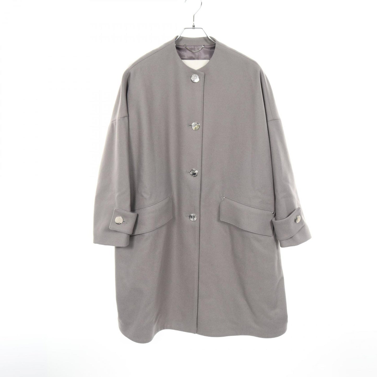 HUMBIE NO COLLAR COCOON コート ウール グレー マッキントッシュ アウター MACKINTOSH