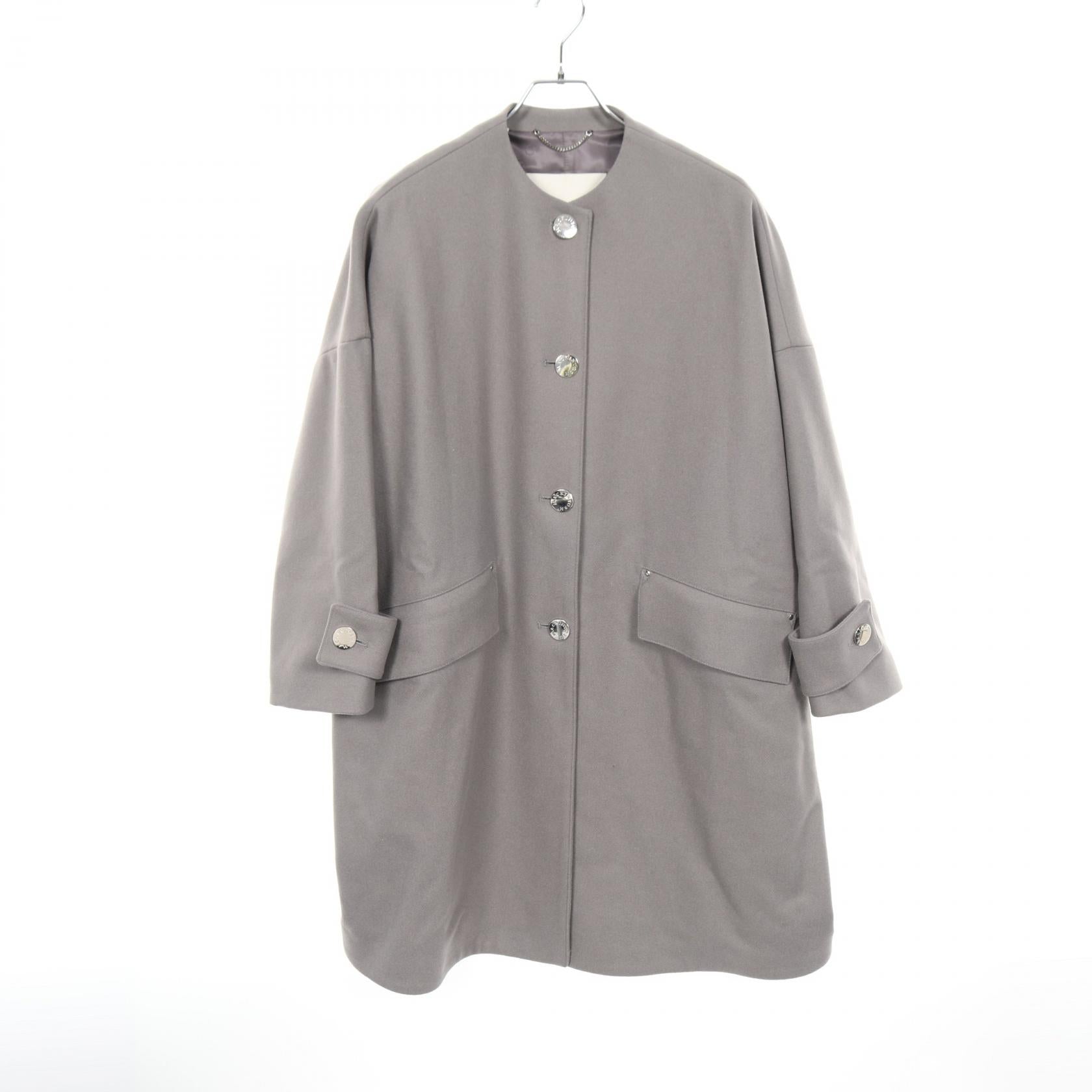 HUMBIE NO COLLAR COCOON コート ウール グレー マッキントッシュ アウター MACKINTOSH