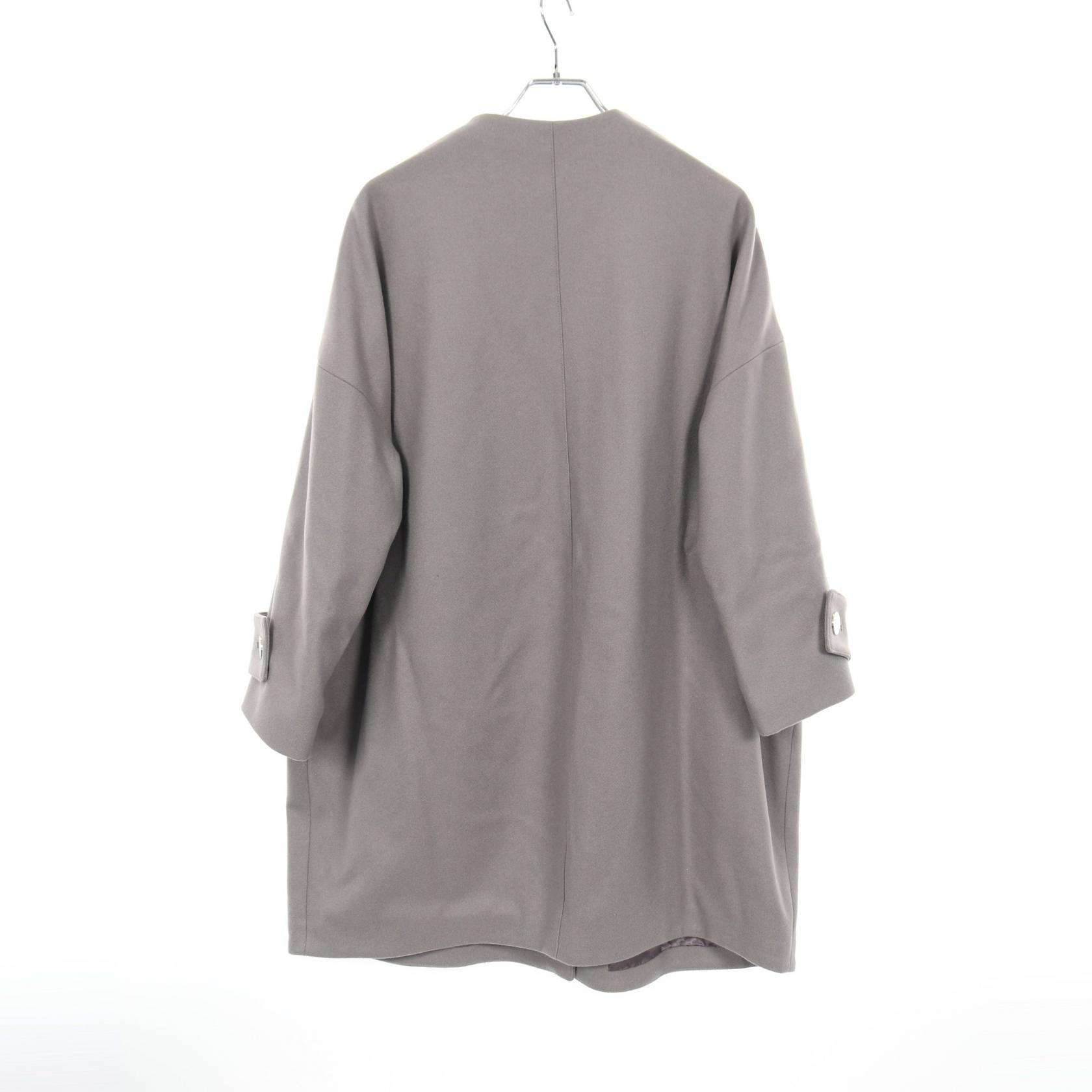 HUMBIE NO COLLAR COCOON コート ウール グレー マッキントッシュ アウター MACKINTOSH