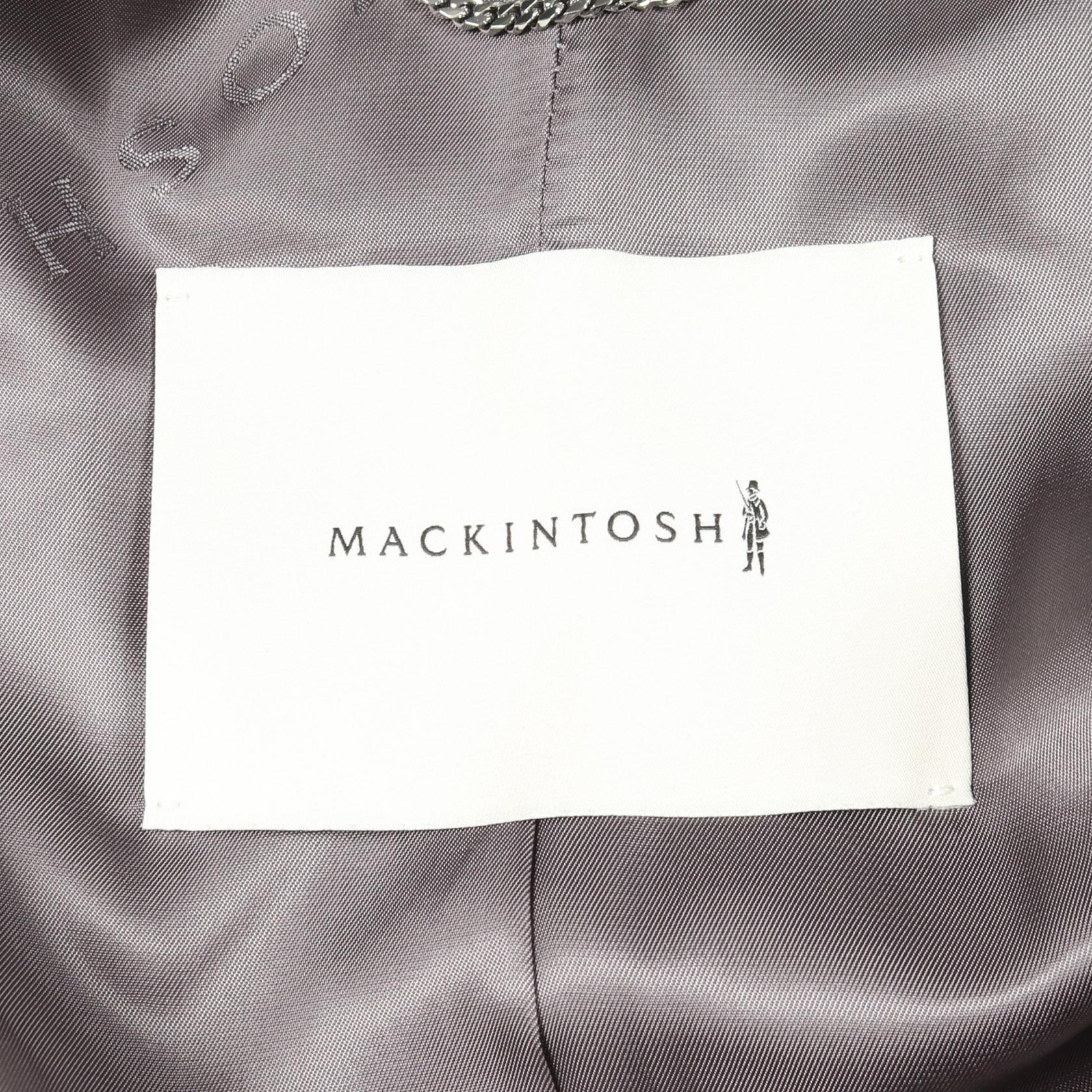 HUMBIE NO COLLAR COCOON コート ウール グレー マッキントッシュ アウター MACKINTOSH