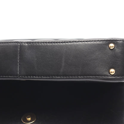 チョコバー ショルダーバッグ ラムスキン ブラック ゴールド金具 シャネル バッグ CHANEL