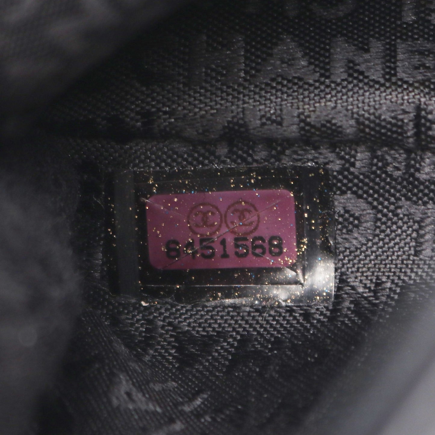 チョコバー ショルダーバッグ ラムスキン ブラック ゴールド金具 シャネル バッグ CHANEL