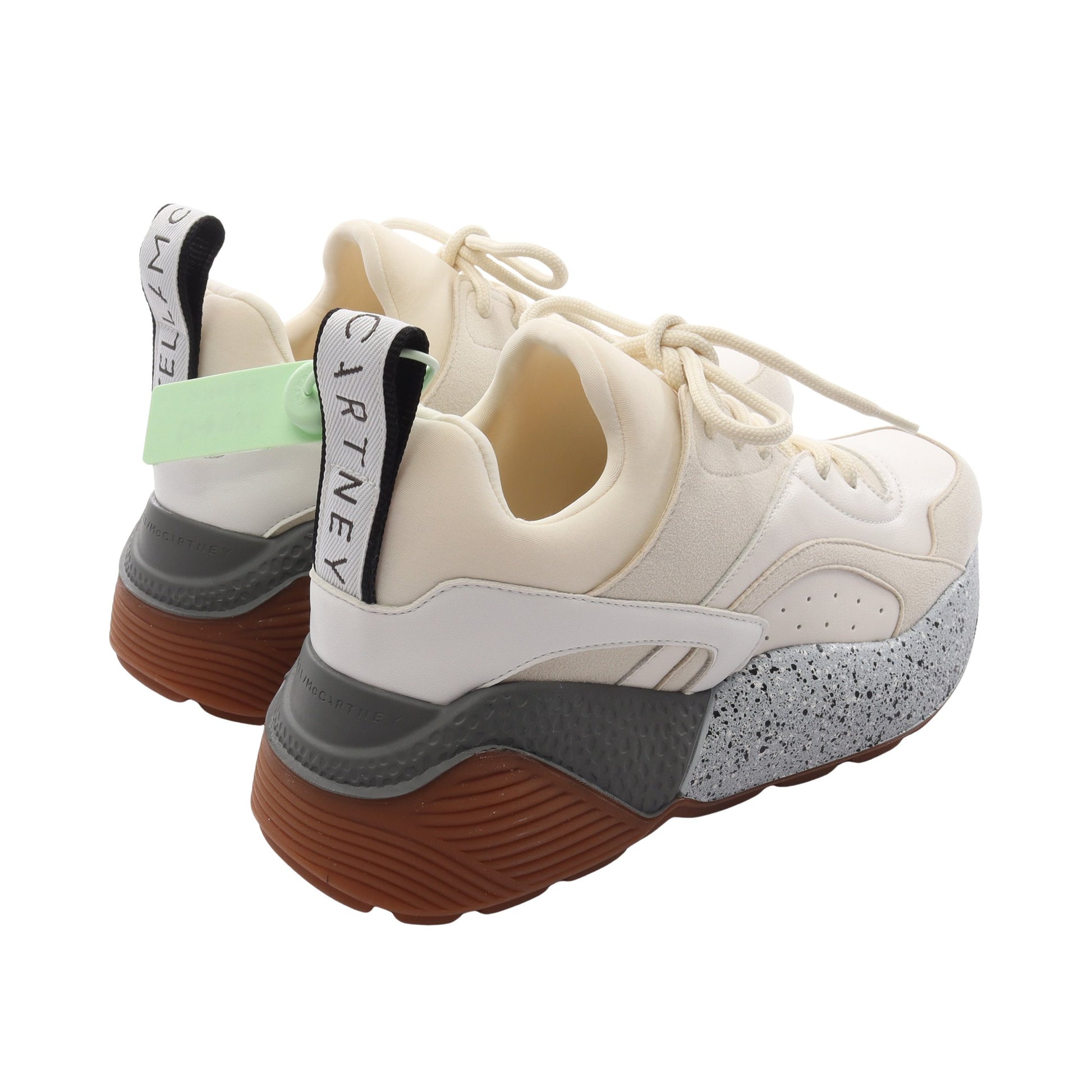 ECLYPSE エクリプス スニーカー フェイクレザー アイボリー マルチカラー ステラマッカートニー シューズ Stella McCartney