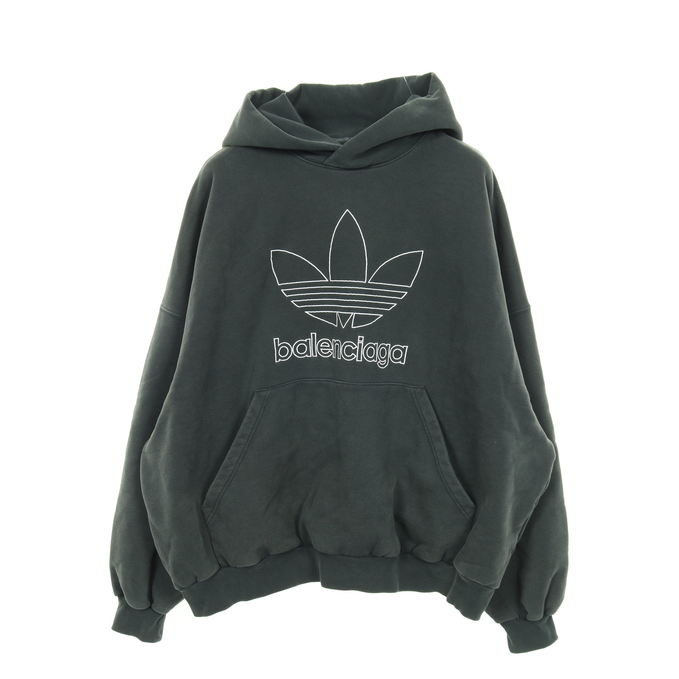 BALENCIAGA × adidas オーバーサイズフーディ プルオーバーパーカー