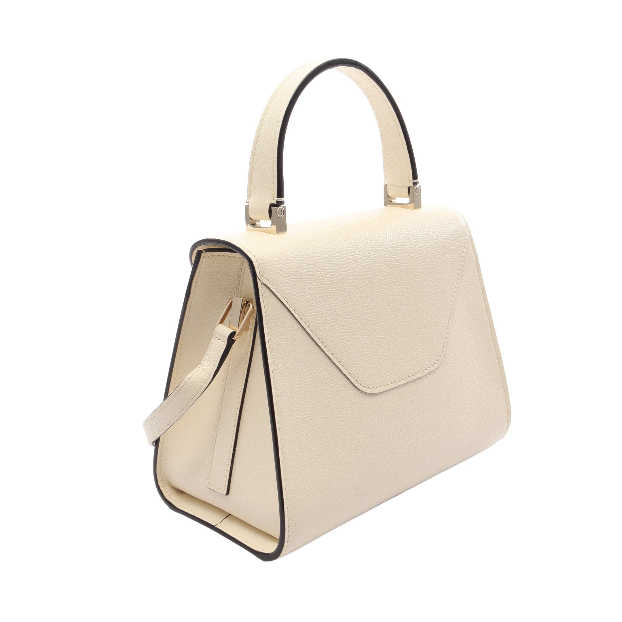 ミニ イジィデ ハンドバッグ レザー アイボリー 2WAY ヴァレクストラ