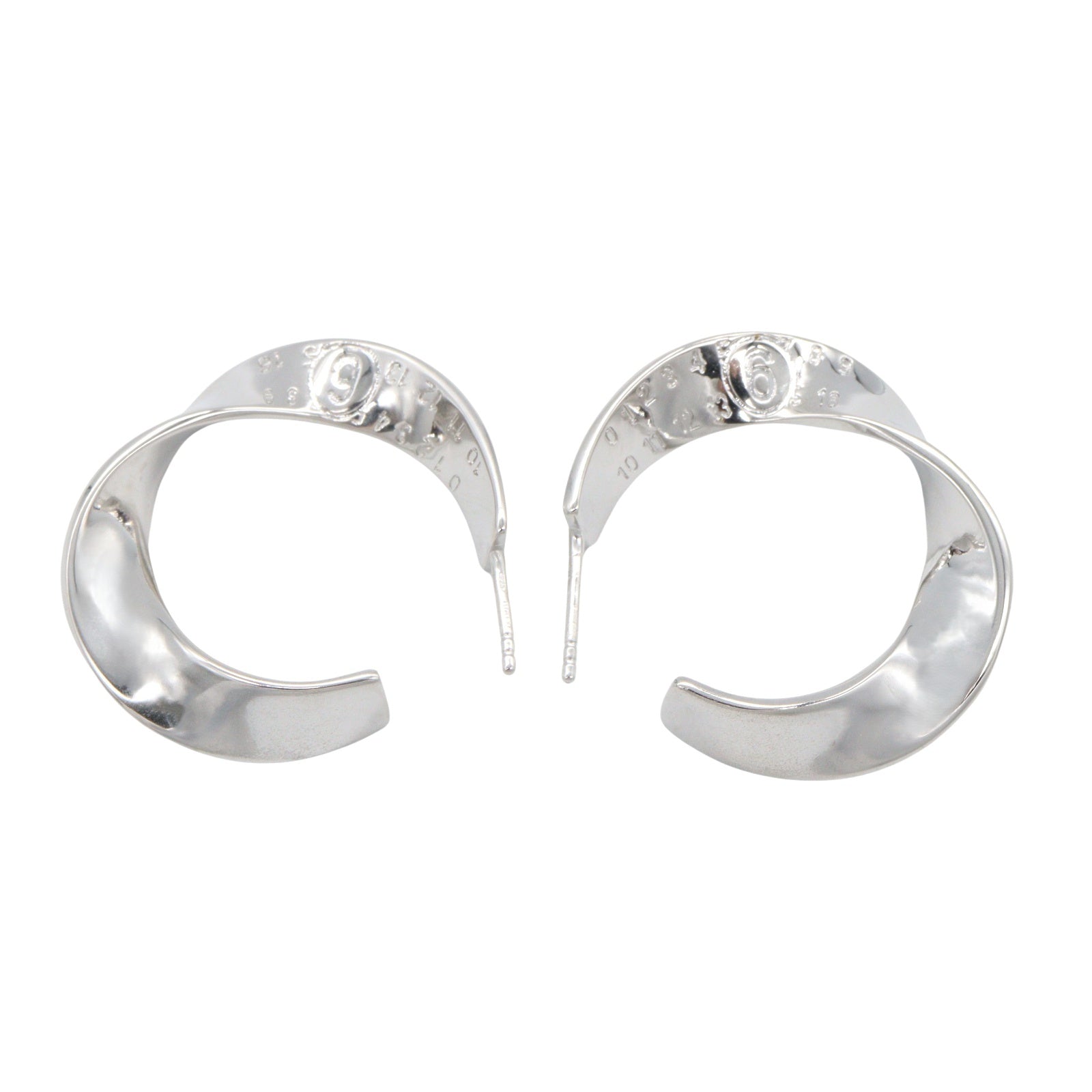 フープ ピアス ピアス SV925 シルバー エムエムシックスメゾンマルジェラ アクセサリー MM6 MAISON MARGIELA