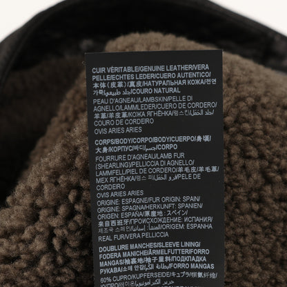 レザージャケット ムートン ブラック カーキグリーン サンローランパリ アウター SAINT LAURENT PARIS