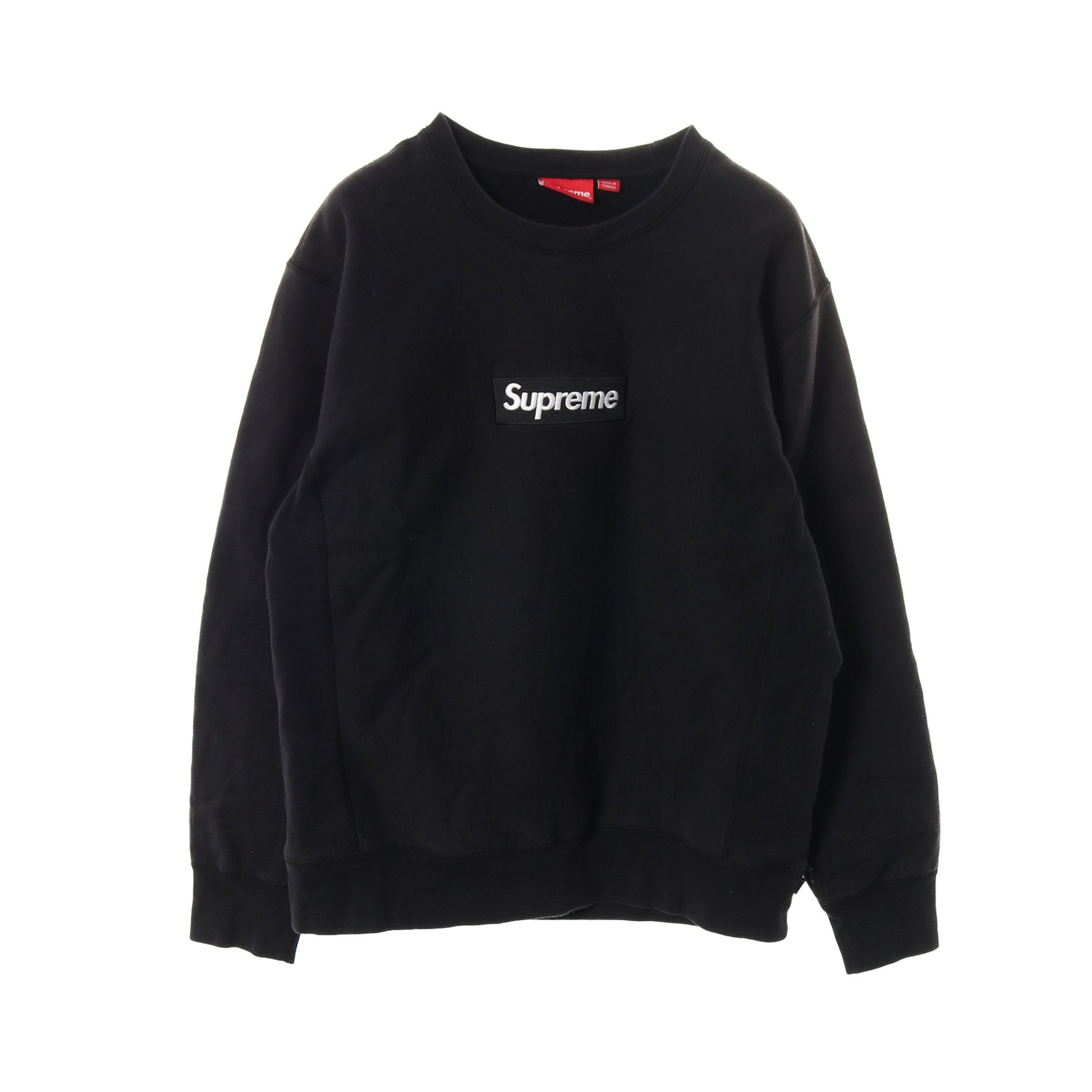Box Logo Crewneck Sweatshirt スウェットシャツ コットン ブラック シュプリーム トップス Supreme