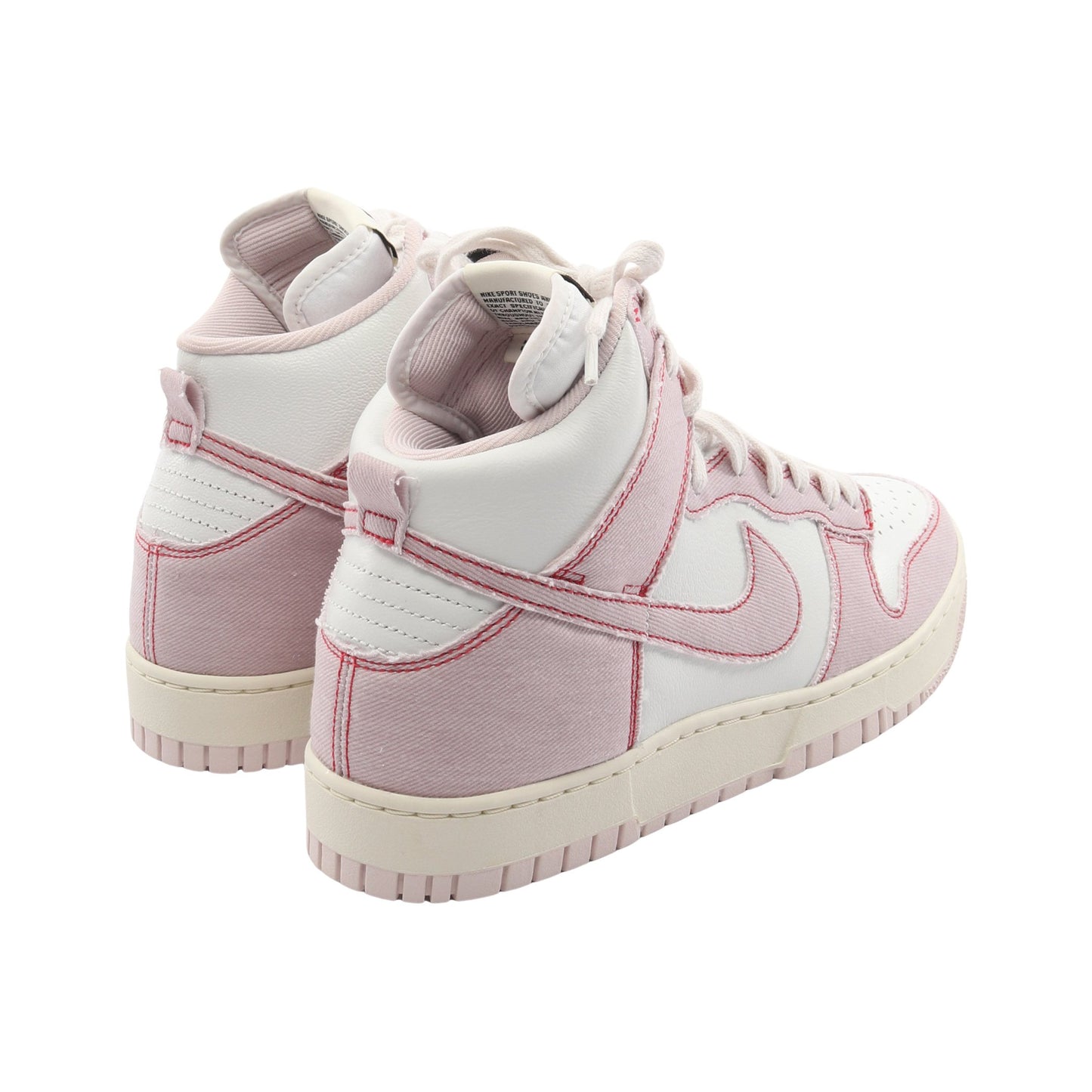 NIKE DUNK HI 1985 ハイカットスニーカー キャンバス レザー ホワイト ピンク ナイキ シューズ NIKE