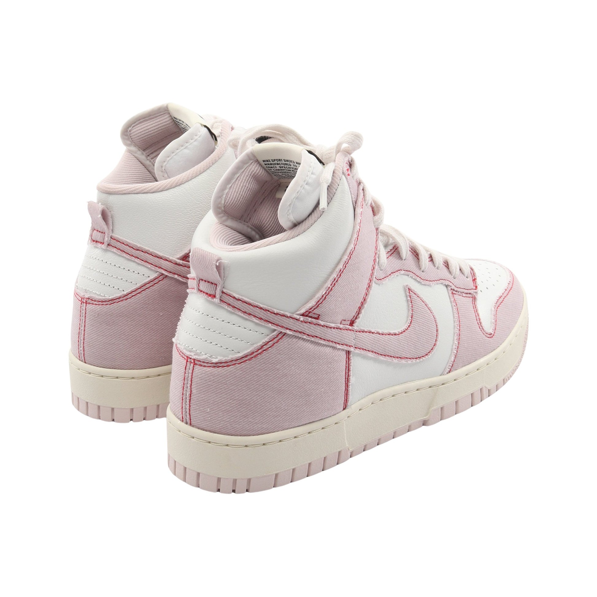 NIKE DUNK HI 1985 ハイカットスニーカー キャンバス レザー ホワイト ピンク ナイキ シューズ NIKE