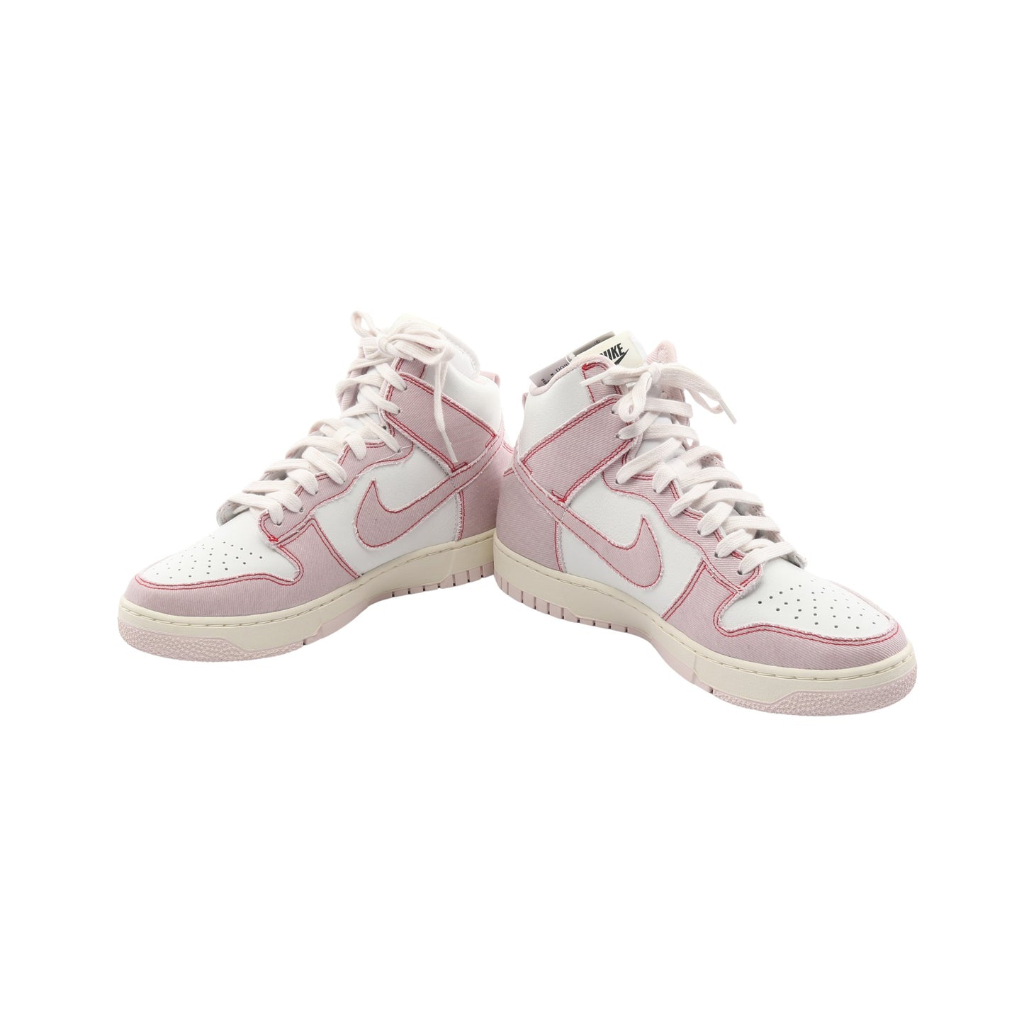 NIKE DUNK HI 1985 ハイカットスニーカー キャンバス レザー ホワイト ピンク ナイキ シューズ NIKE