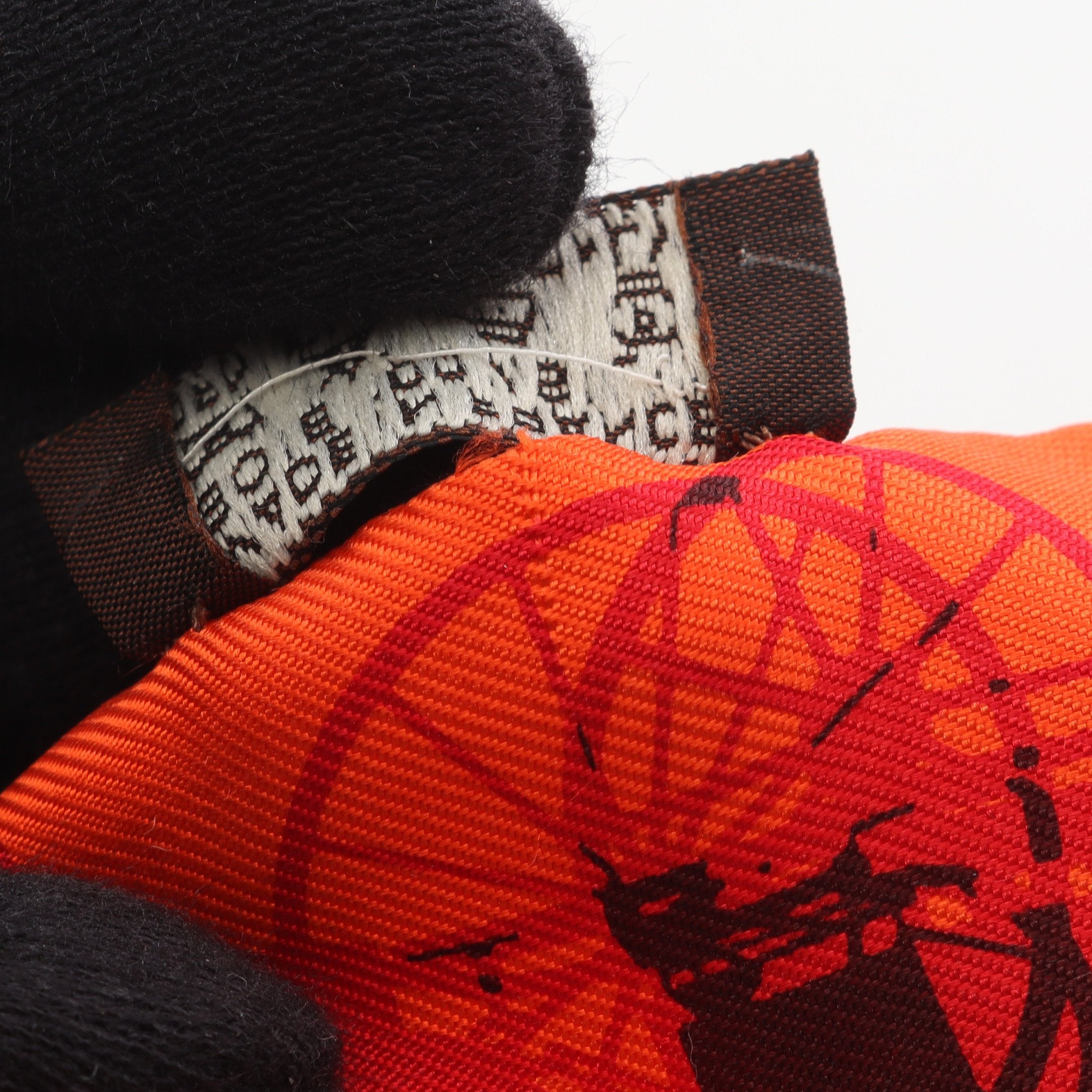 極希少‼️　HERMES ツイリー リボンスカーフ 馬の礼装 タグ オレンジ 極希少‼️ HERMES ツイリー リボンスカーフ 馬の礼装 タグ オレンジ