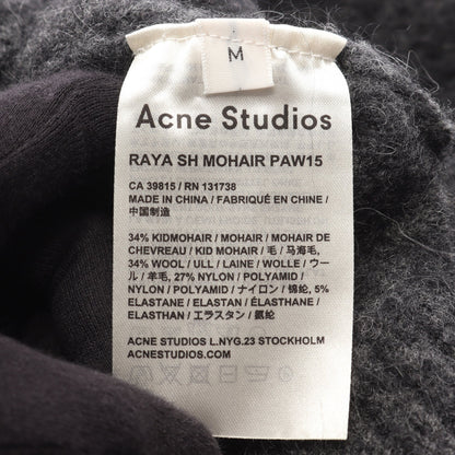 ロング カーディガン モヘヤ ウール グレー アクネストゥディオズ トップス Acne Studios