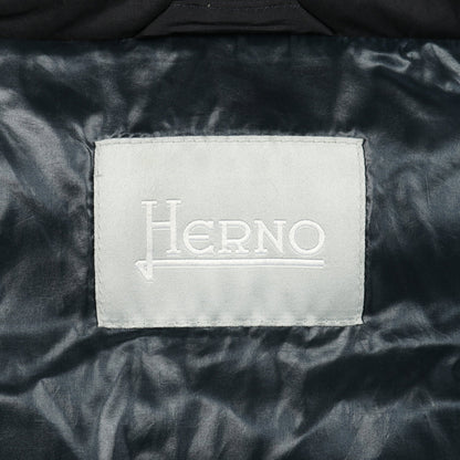ダウンコート ウール ナイロン ダークネイビー 切替 キッズ ヘルノ アウター HERNO