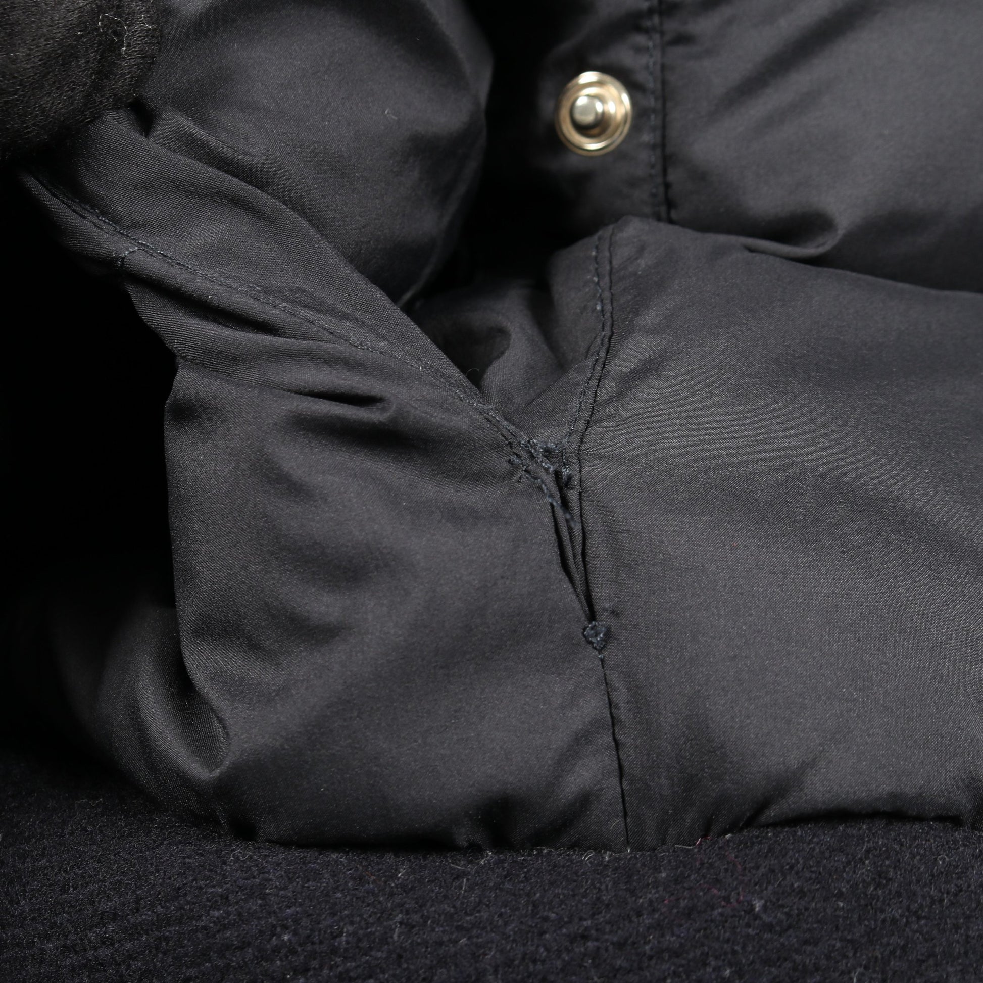 ダウンコート ウール ナイロン ダークネイビー 切替 キッズ ヘルノ アウター HERNO