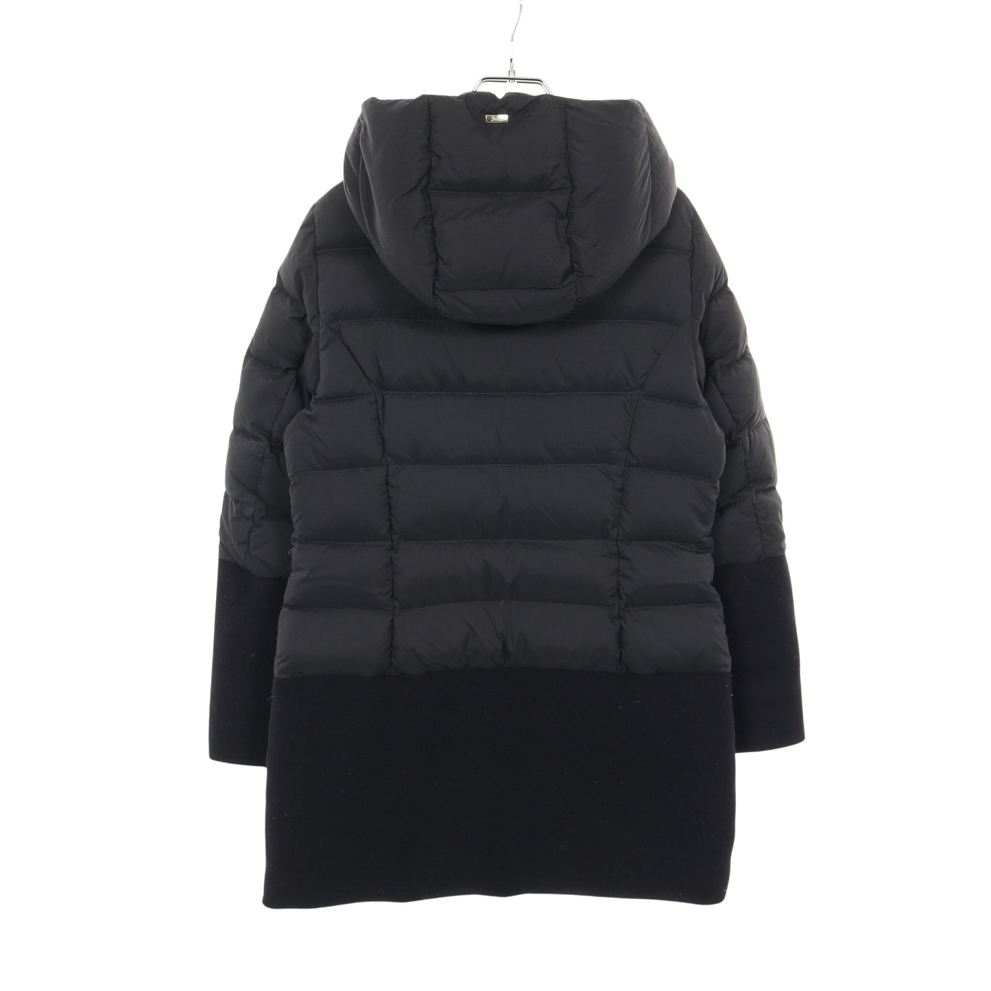 ダウンコート ウール ナイロン ダークネイビー 切替 キッズ ヘルノ アウター HERNO