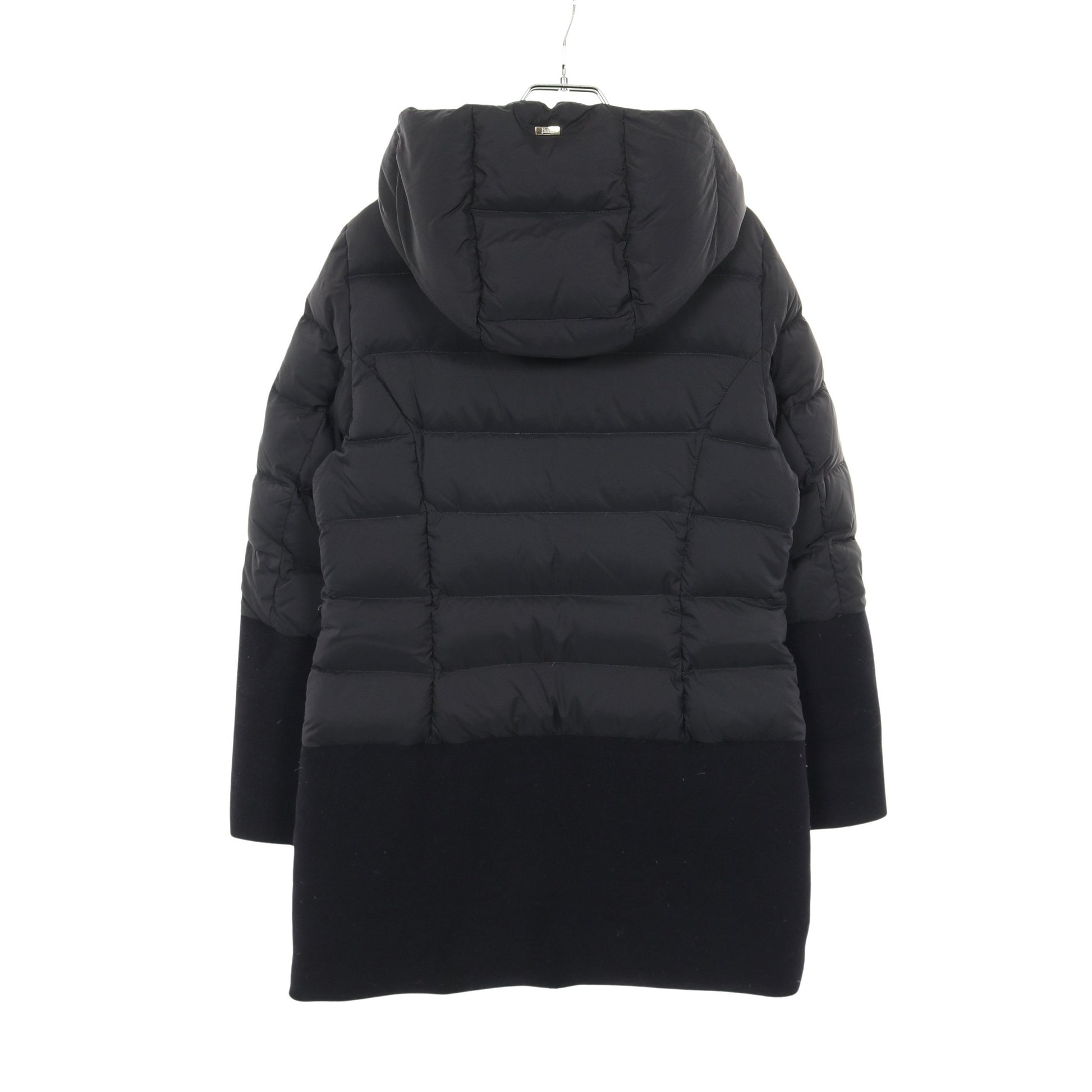 ダウンコート ウール ナイロン ダークネイビー 切替 キッズ ヘルノ アウター HERNO