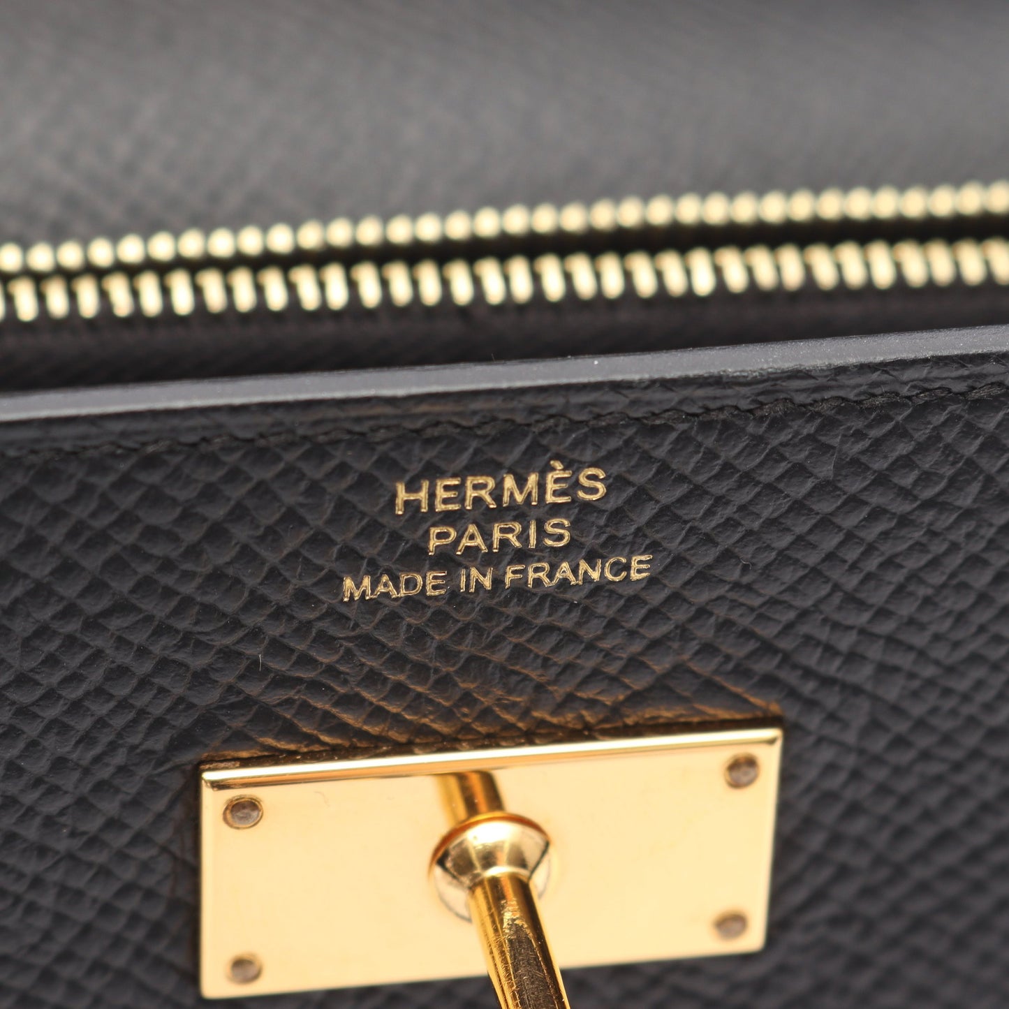 ケリートゥーゴー ショルダーウォレット ヴォーエプソン ブラック シルバー金具 U刻印 エルメス バッグ HERMES