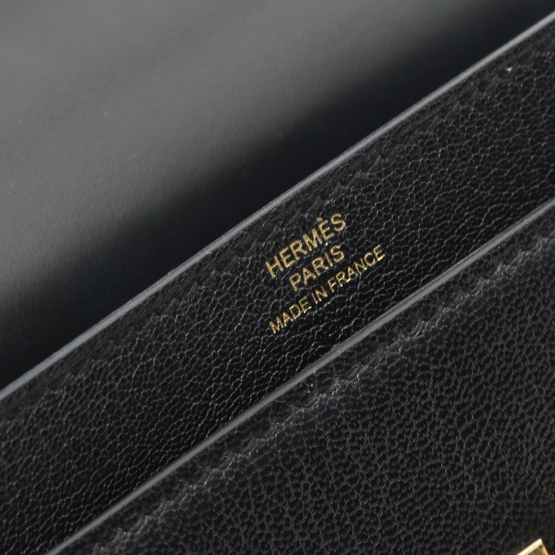 ヴェルー ミニ チェーンショルダーバッグ シェーブル ブラック コンビ金具 D刻印 エルメス バッグ HERMES