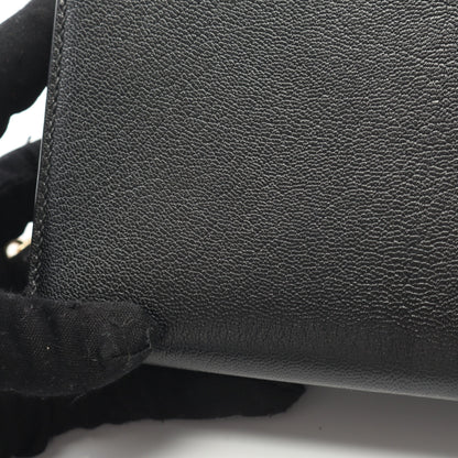 ヴェルー ミニ チェーンショルダーバッグ シェーブル ブラック コンビ金具 D刻印 エルメス バッグ HERMES