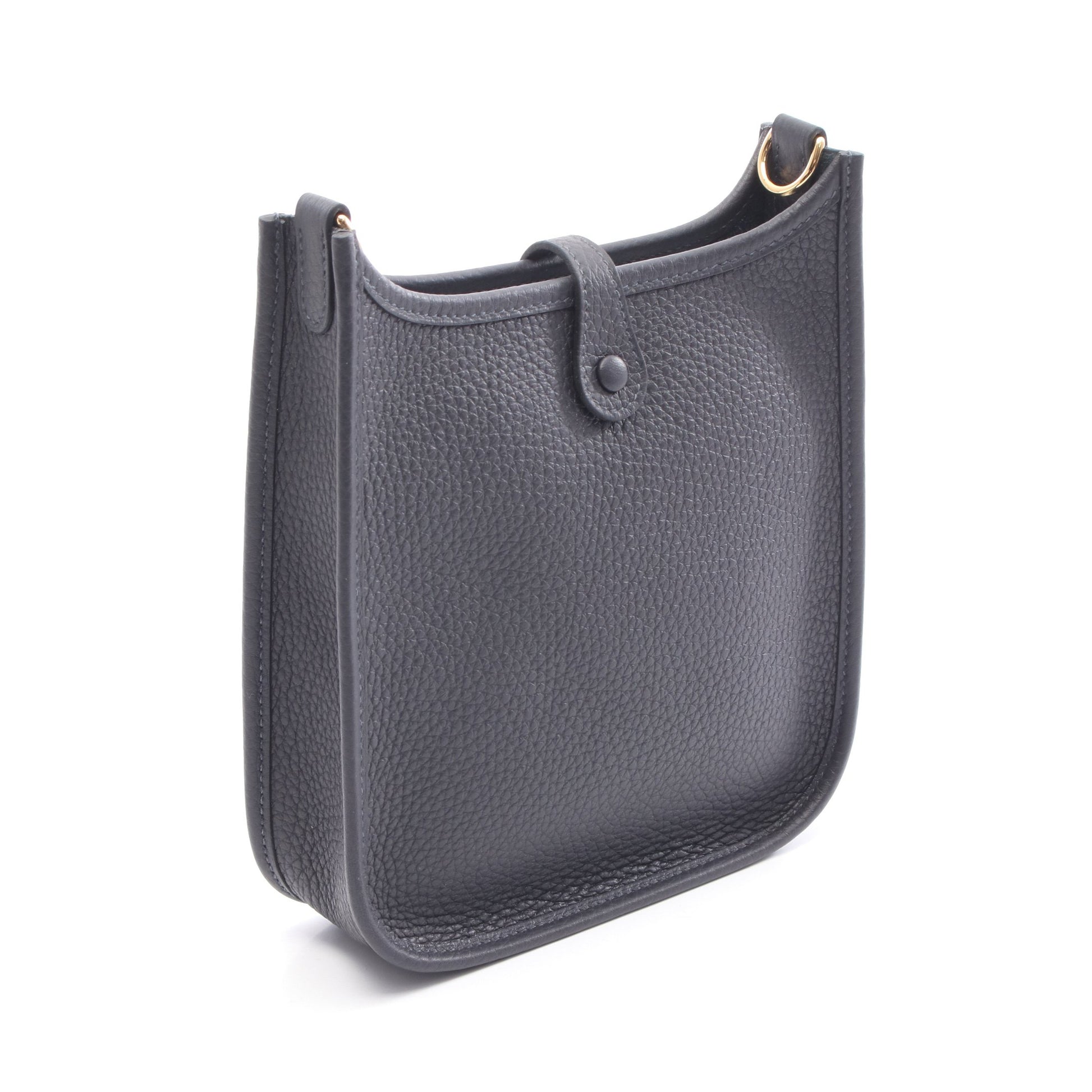 エヴリンTPM キャバン ショルダーバッグ トリヨンクレマンス ダークネイビー ゴールド金具 K刻印 エルメス バッグ HERMES