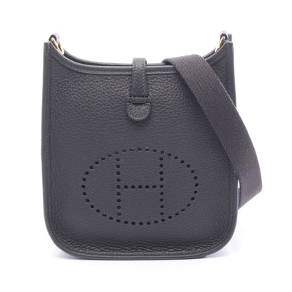 エヴリンTPM キャバン ショルダーバッグ トリヨンクレマンス ダークネイビー ゴールド金具 K刻印 エルメス バッグ HERMES