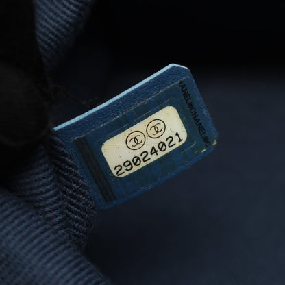 ココマーク バニティバッグ チェーンショルダーバッグ デニム ブルー ゴールド金具 2WAY シャネル バッグ CHANEL