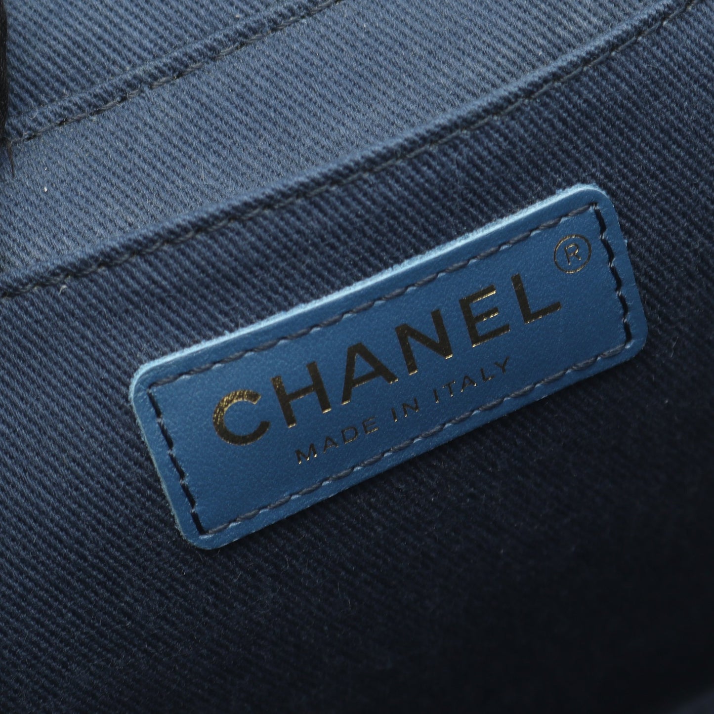 ココマーク バニティバッグ チェーンショルダーバッグ デニム ブルー ゴールド金具 2WAY シャネル バッグ CHANEL