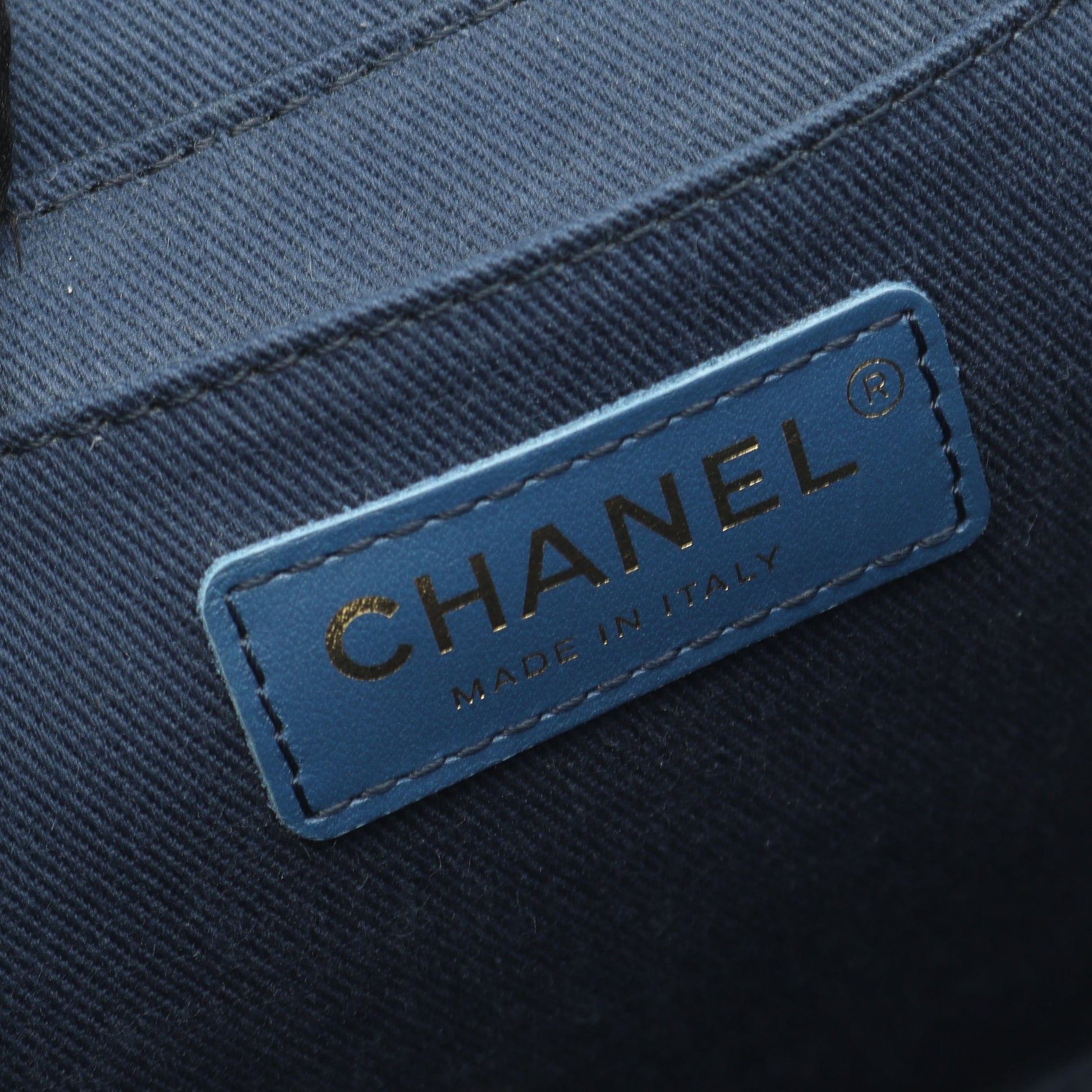 ココマーク バニティバッグ チェーンショルダーバッグ デニム ブルー ゴールド金具 2WAY シャネル バッグ CHANEL