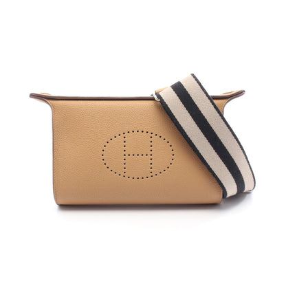 ヴィド ポッシュ ビスキュイ ショルダーバッグ トゴ ライトブラウン シルバー金具 B刻印 エルメス バッグ HERMES