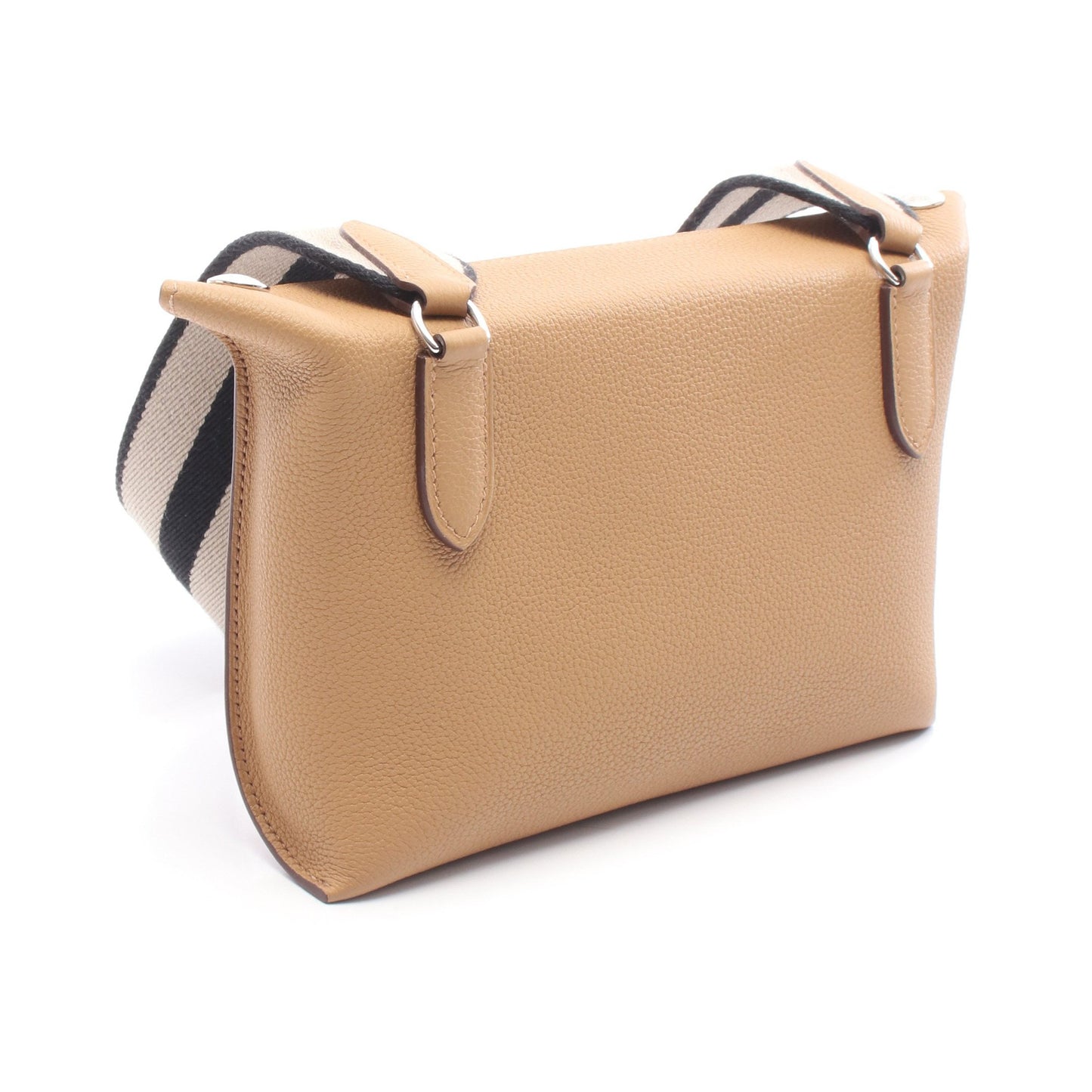 ヴィド ポッシュ ビスキュイ ショルダーバッグ トゴ ライトブラウン シルバー金具 B刻印 エルメス バッグ HERMES