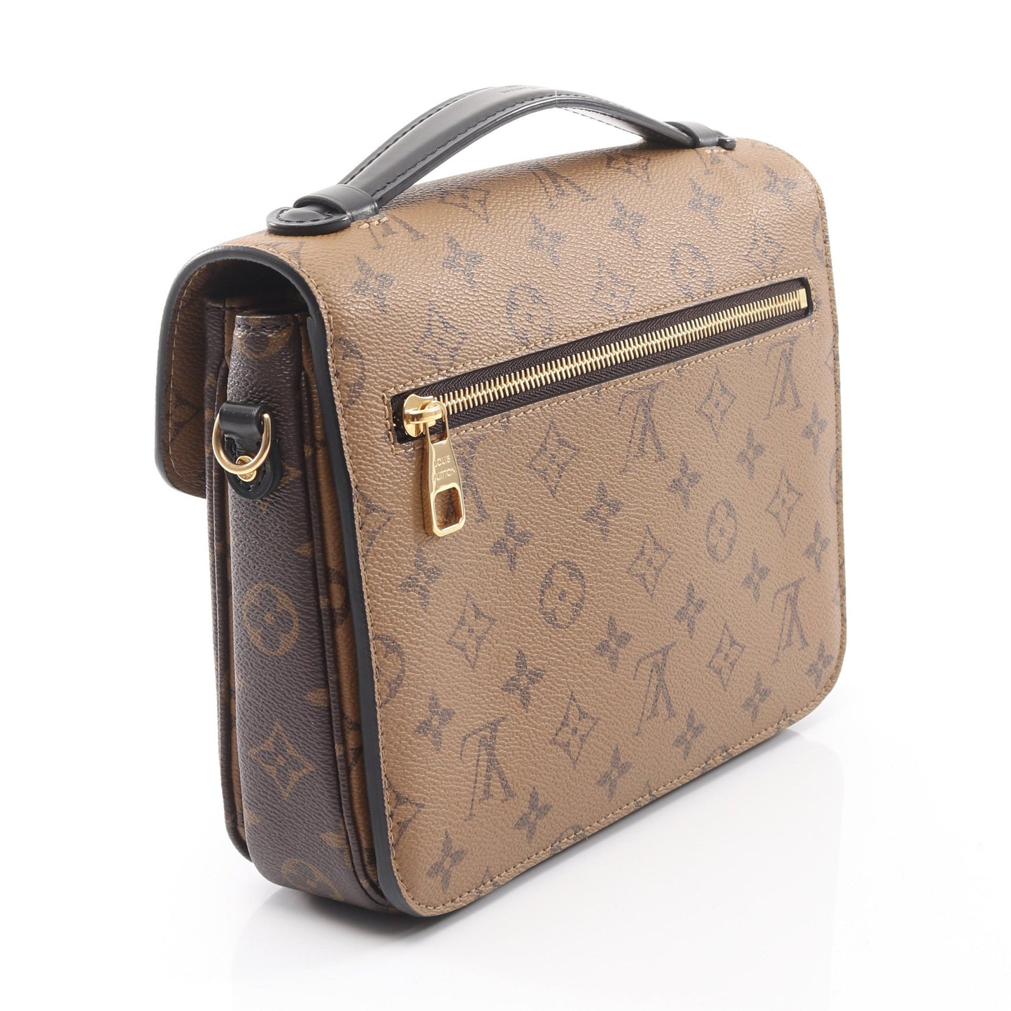 ポシェット メティス MM モノグラムリバース ハンドバッグ PVC レザー ブラウン ブラック 2WAY ルイヴィトン バッグ LOUIS VUITTON