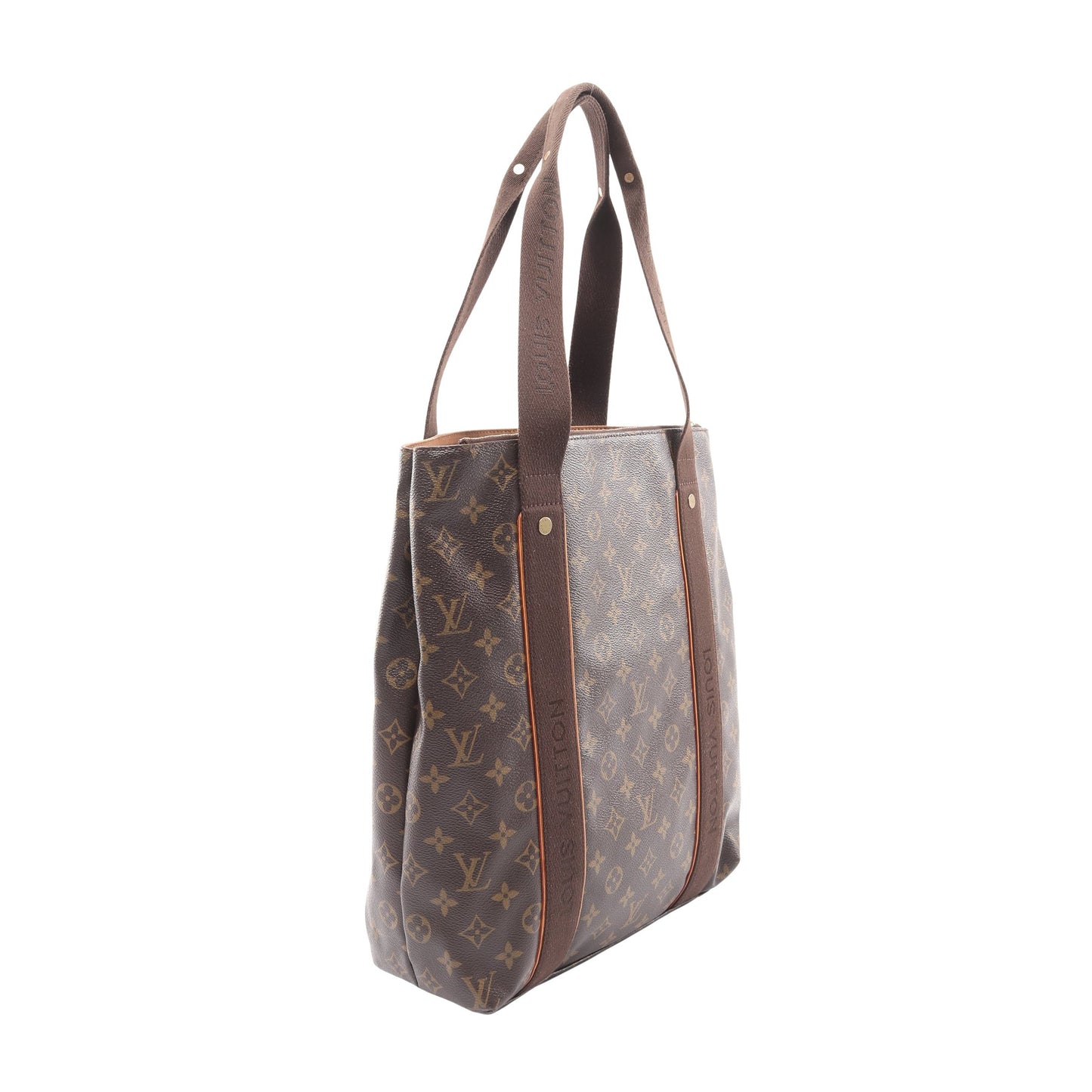 カバ ボブール モノグラム ショルダーバッグ トートバッグ PVC レザー ブラウン ルイヴィトン バッグ LOUIS VUITTON