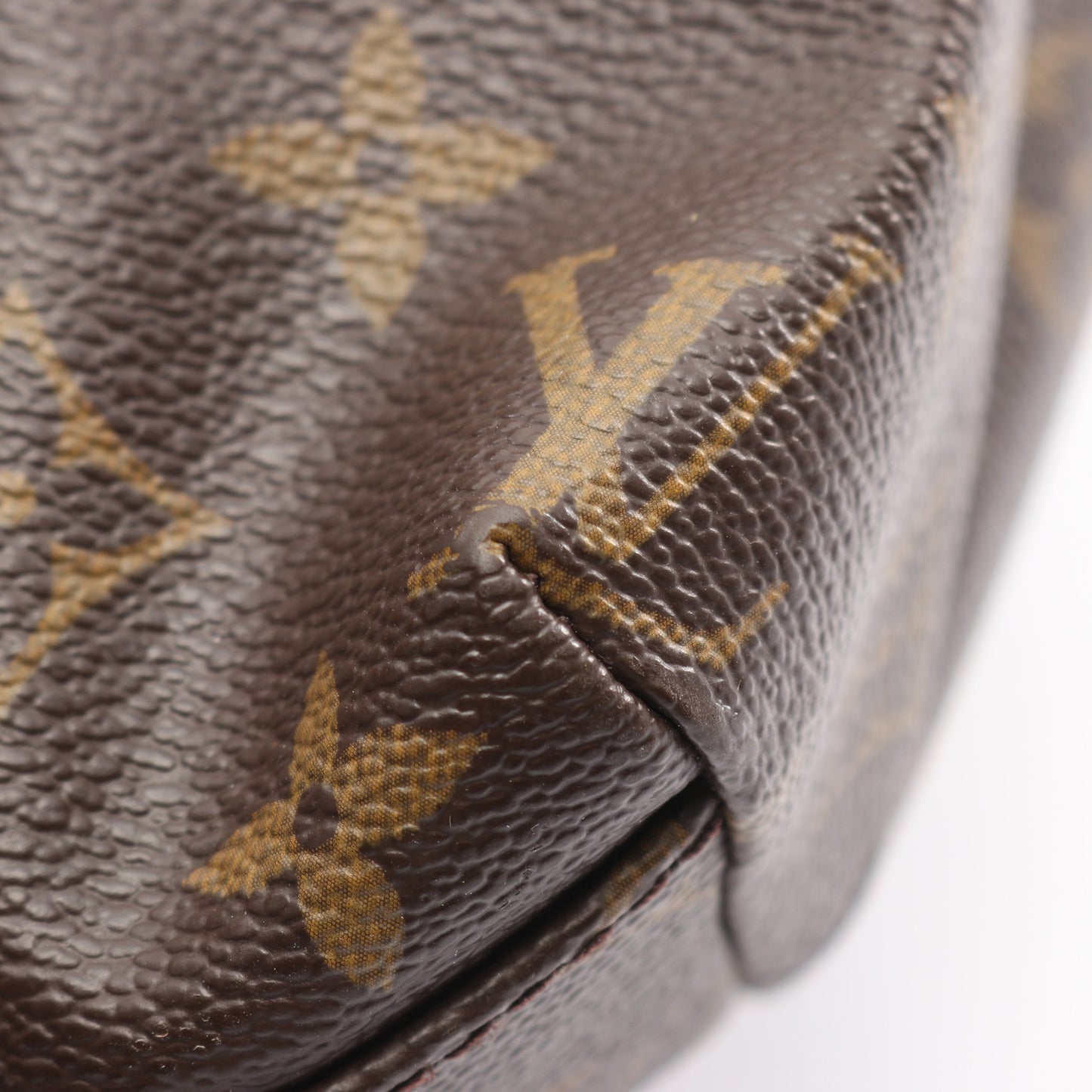 カバ ボブール モノグラム ショルダーバッグ トートバッグ PVC レザー ブラウン ルイヴィトン バッグ LOUIS VUITTON