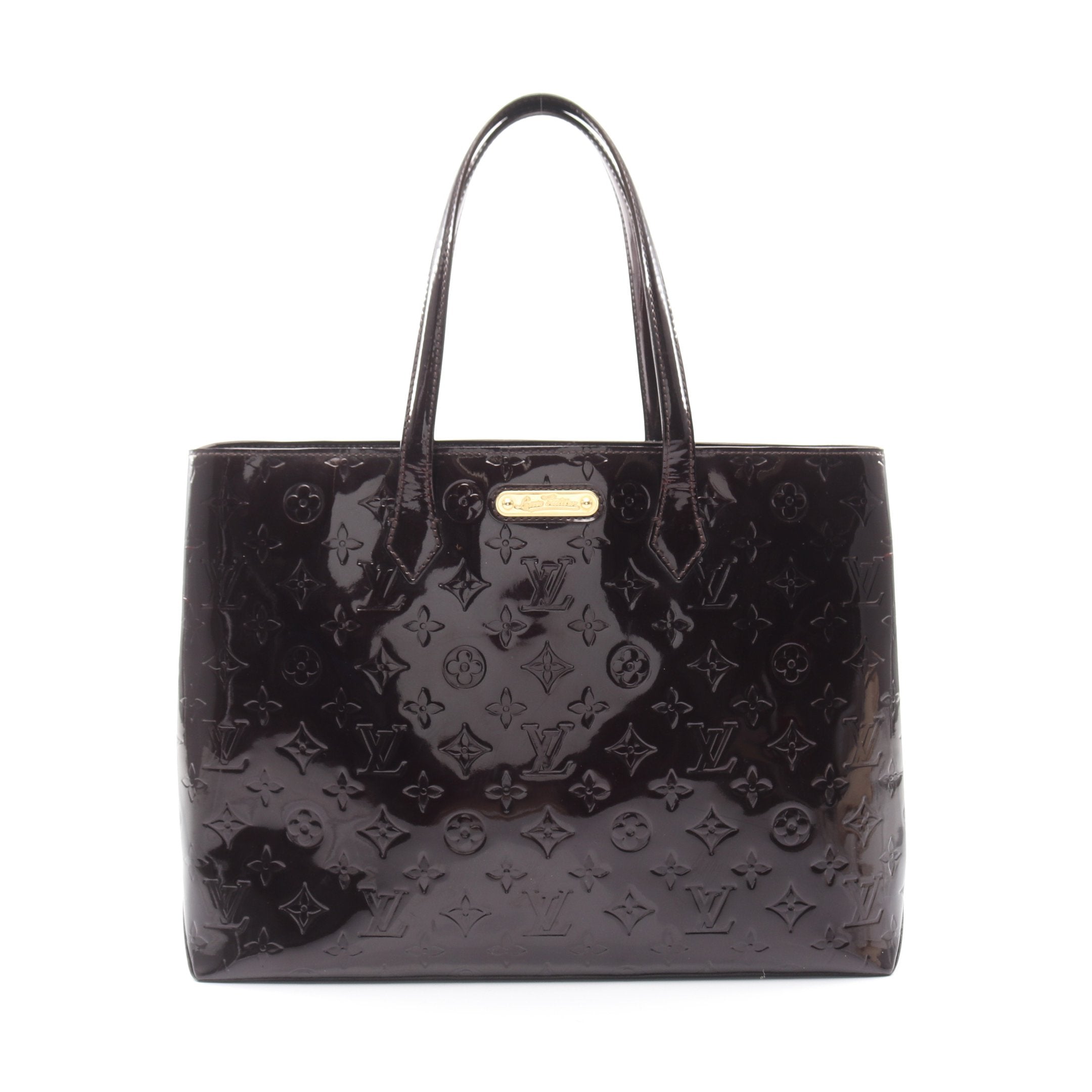 美品！！！ルイヴィトン ヴェルニ ウィルシャー MM トートバッグ ウィルシャーMM モノグラムヴェルニ アマラント ハンドバッグ トート