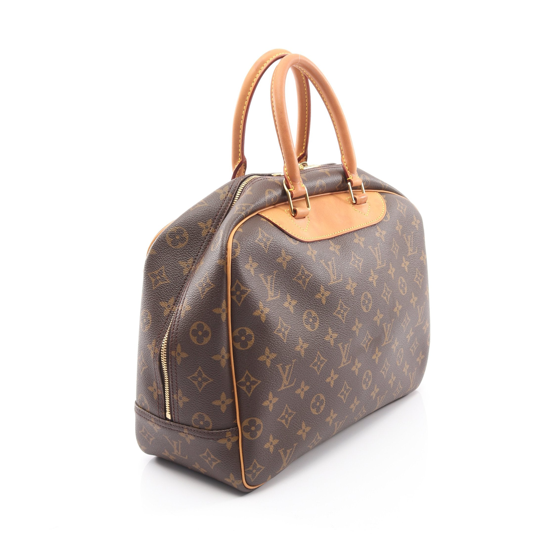 ドーヴィル ボーリングヴァニティ モノグラム ハンドバッグ PVC レザー