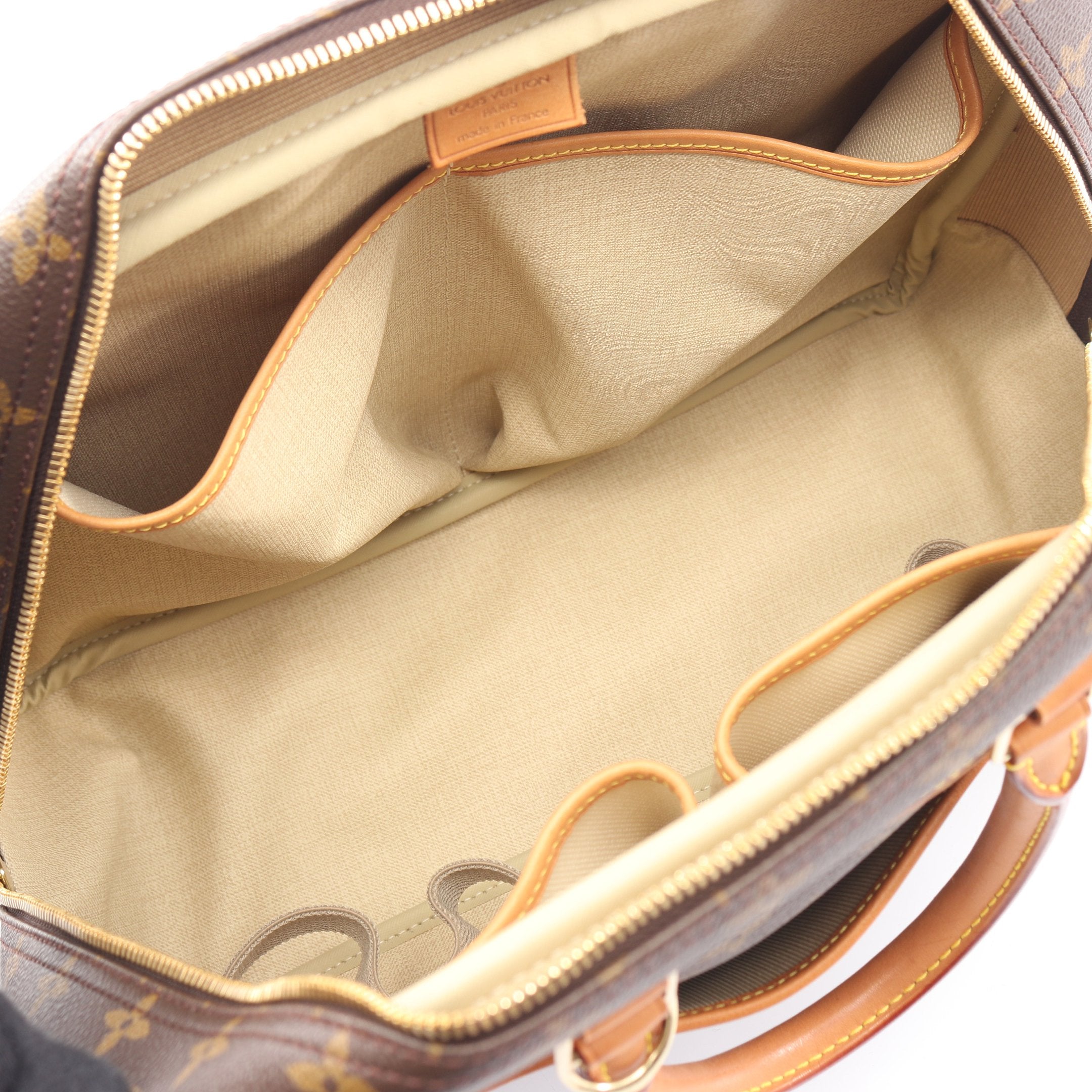 ドーヴィル ボーリングヴァニティ モノグラム ハンドバッグ PVC レザー